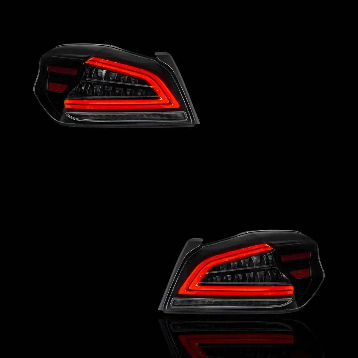 Sequential Smoked Clear Tail Lights – Fits Subaru WRX VA (2015 - 2021) | LH + RH Pair - Blckline Automotive