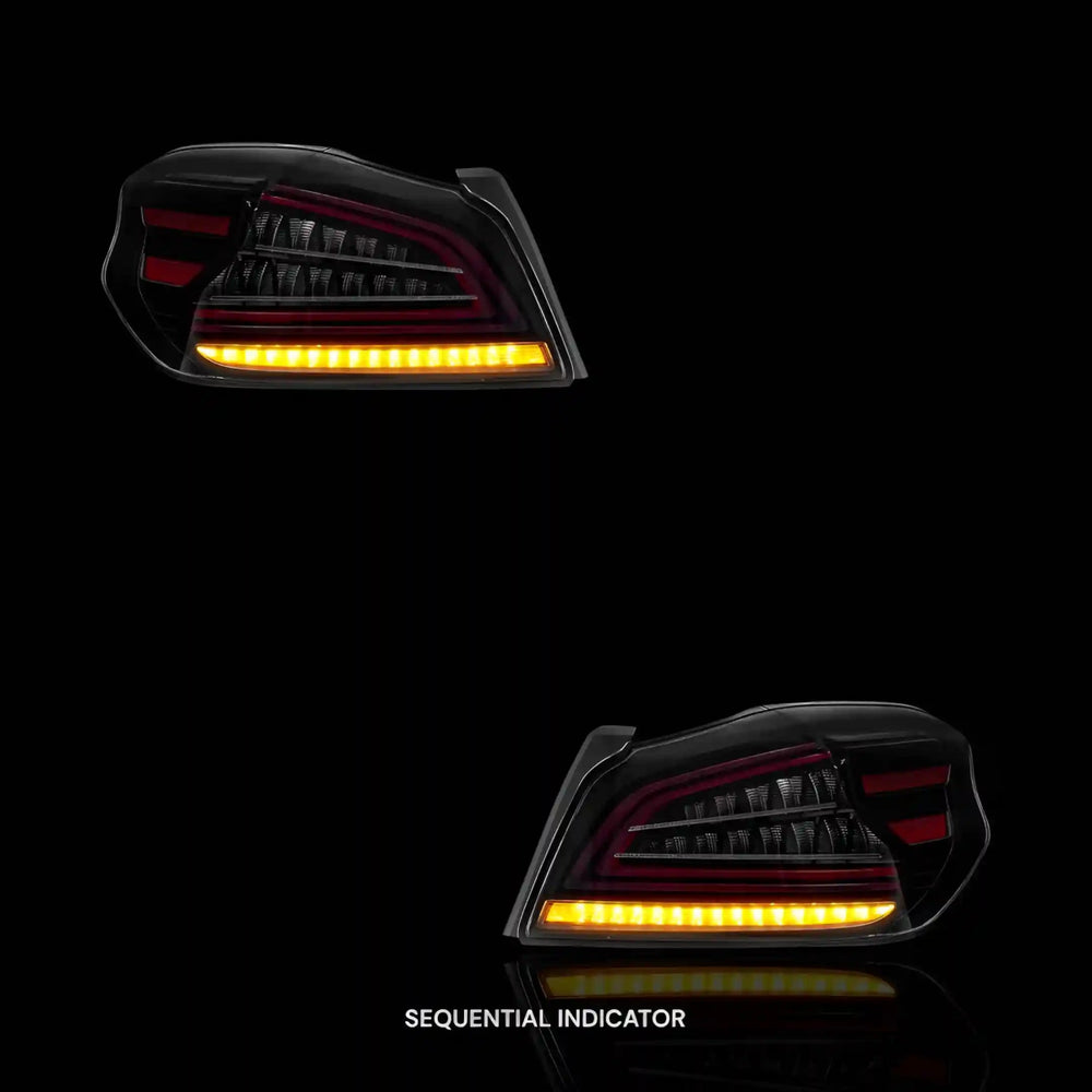 
                  
                    Sequential Smoked Clear Tail Lights – Fits Subaru WRX VA (2015 - 2021) | LH + RH Pair - Blckline Automotive
                  
                