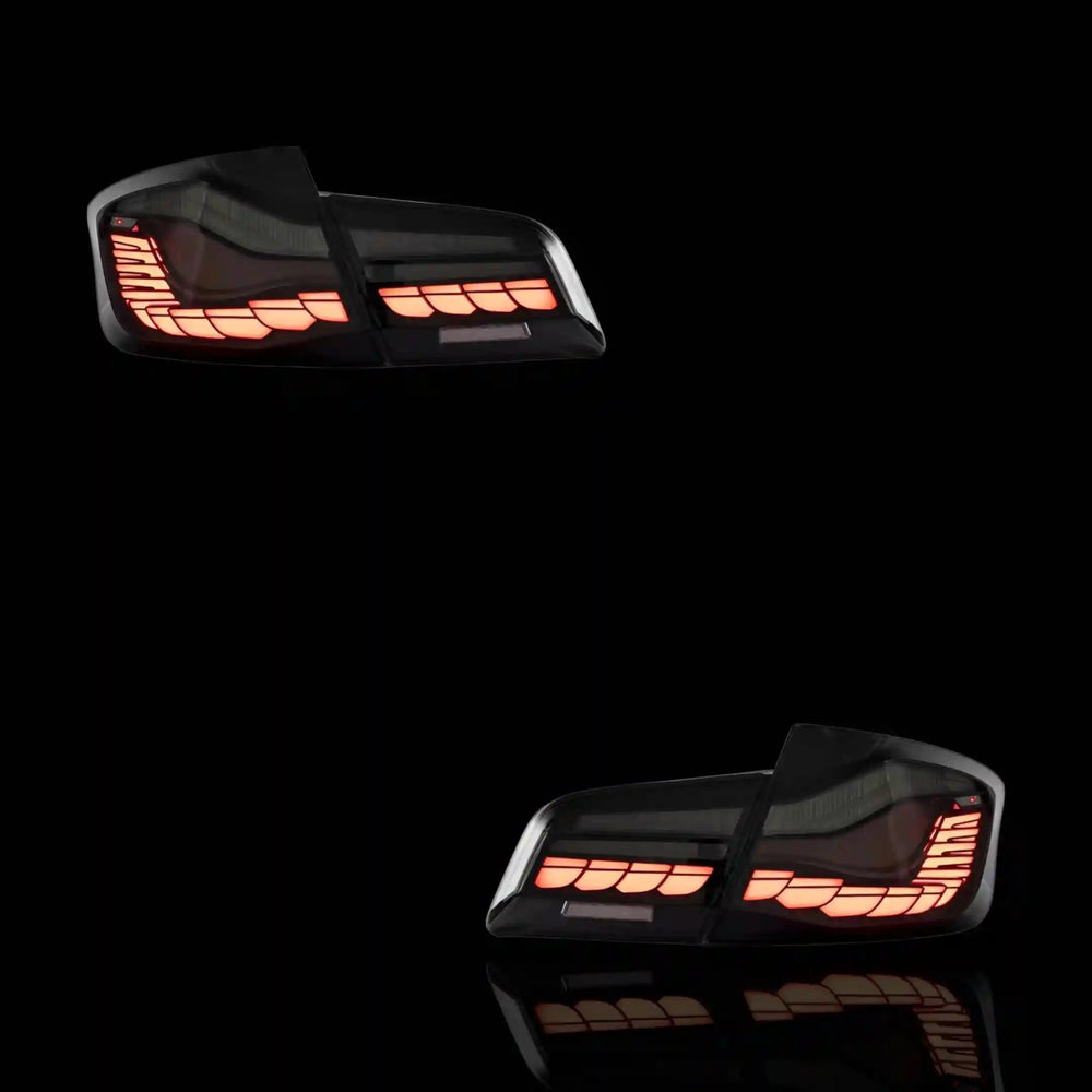 Sequential Smoked Full LED Tail Lights – Fits BMW 5 - Series F10 / F18 (2011 - 2017) | LH + RH Pair - Blckline Automotive