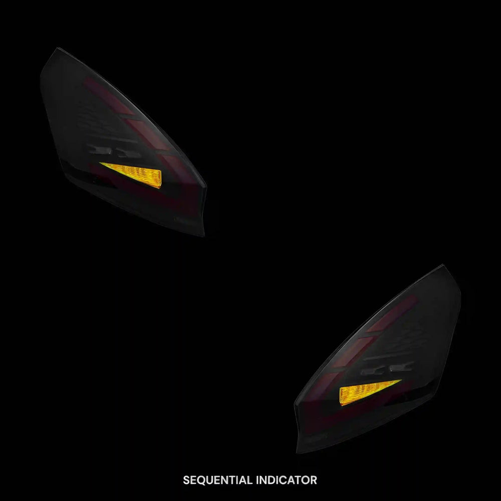 
                  
                    Sequential Smoked Full LED Tail Lights – Fits Ford Fiesta WS / WT / WZ (2008 - 2019) | LH + RH Pair - Blckline Automotive
                  
                