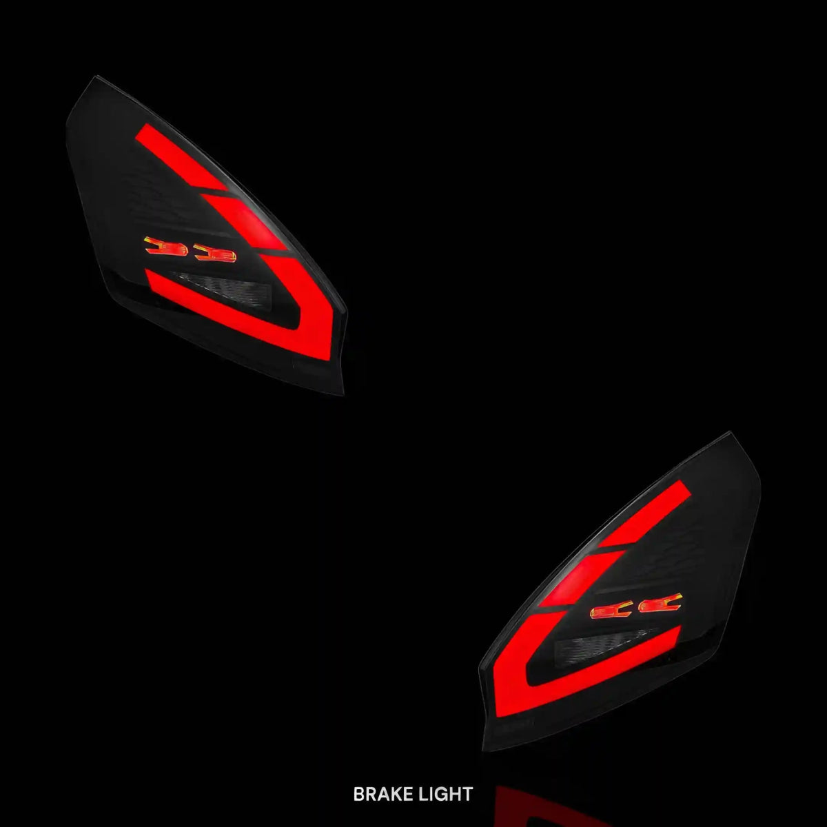 Sequential Smoked Full LED Tail Lights – Fits Ford Fiesta WS / WT / WZ (2008 - 2019) | LH + RH Pair - Blckline Automotive