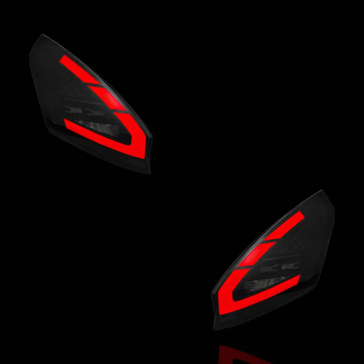 Sequential Smoked Full LED Tail Lights – Fits Ford Fiesta WS / WT / WZ (2008 - 2019) | LH + RH Pair - Blckline Automotive