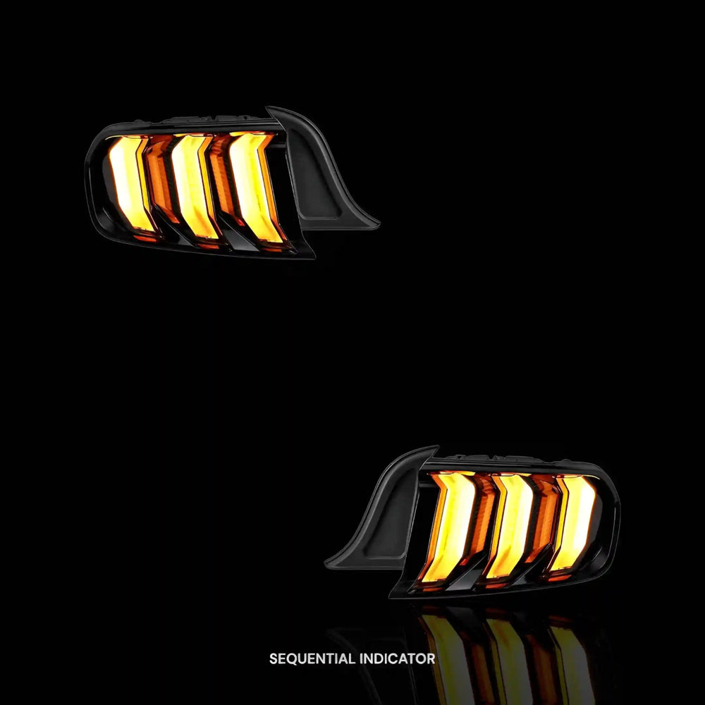 
                  
                    Sequential Smoked Full LED Tail Lights – Fits Ford Mustang FM / FN (2015 - 2021) | Both (LH + RH) - Blckline Automotive
                  
                