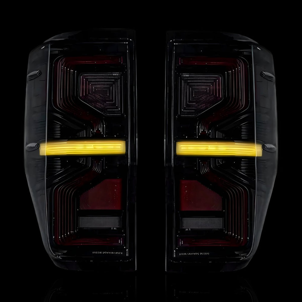 Sequential Smoked Full LED Tail Lights – Fits Ford Ranger PX MK1 / MK2 (2012–2018) | LH + RH Pair - Blckline Automotive