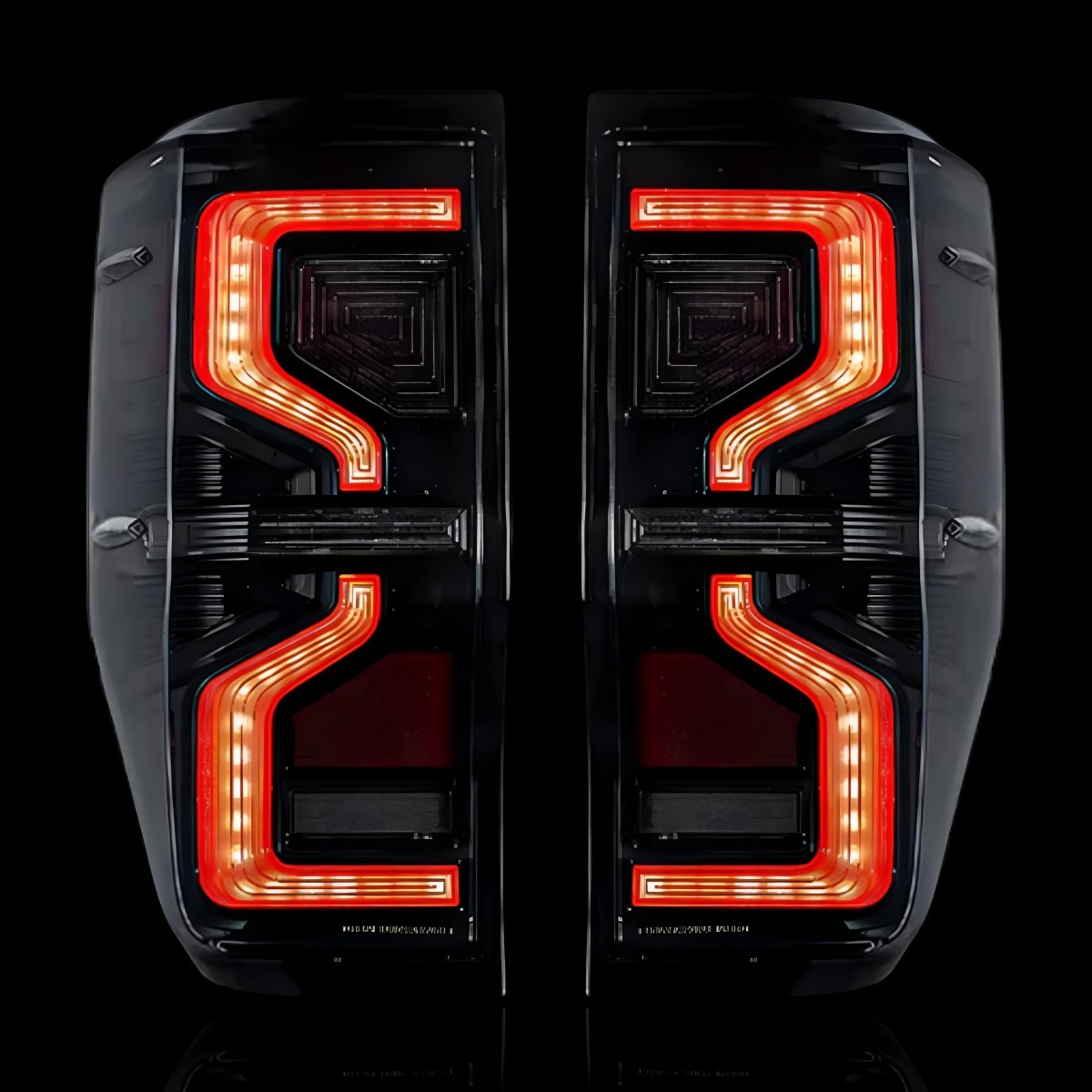 Sequential Smoked Full LED Tail Lights – Fits Ford Ranger PX MK1 / MK2 (2012–2018) | LH + RH Pair - Blckline Automotive