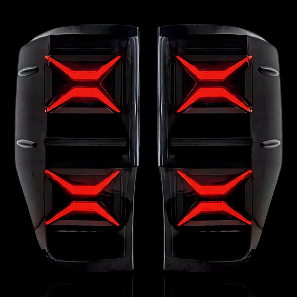 
                  
                    Sequential Smoked Full LED Tail Lights – Fits Ford Ranger PX MK1 / MK2 T6 (2012–2018) | LH + RH Pair - Blckline Automotive
                  
                