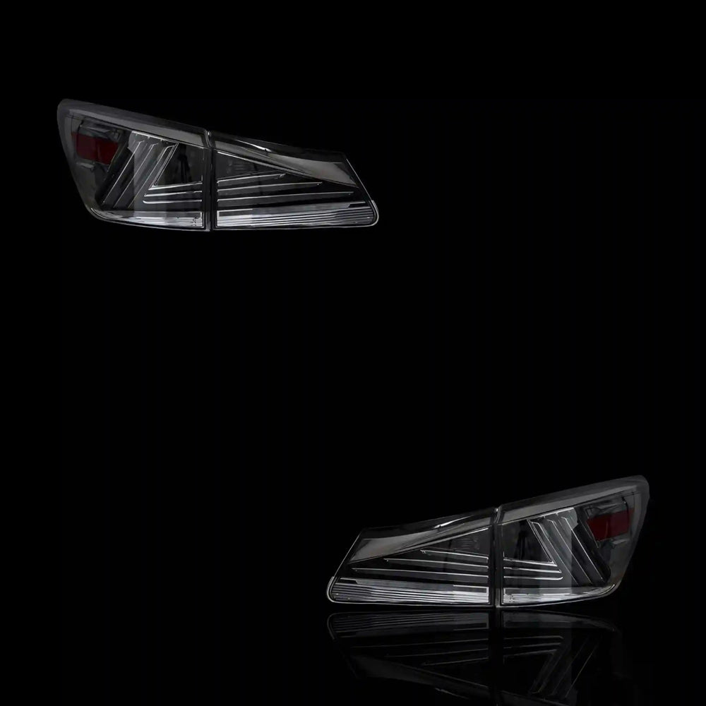 
                  
                    Sequential Smoked Full LED Tail Lights – Fits Lexus IS - F USE20 (2008 - 2012) | LH + RH Pair - Blckline Automotive
                  
                