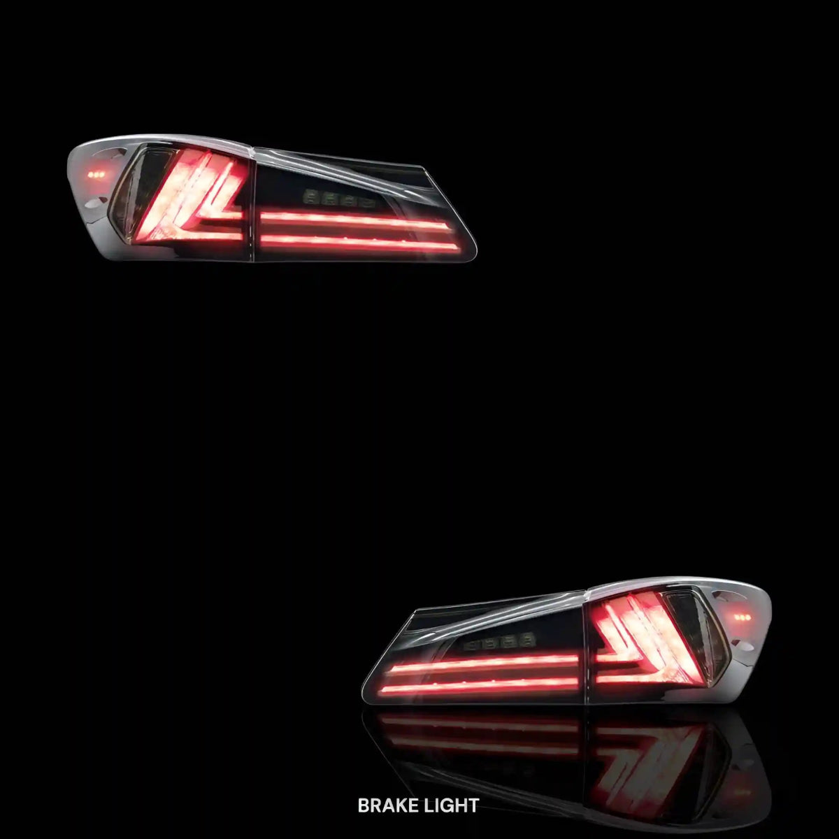 Sequential Smoked Full LED Tail Lights – Fits Lexus IS - F USE20 (2008 - 2015) | LH + RH Pair - Blckline Automotive