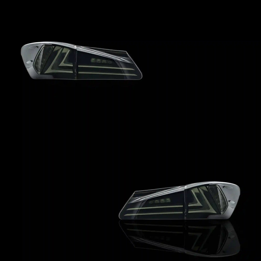 
                  
                    Sequential Smoked Full LED Tail Lights – Fits Lexus IS - F USE20 (2008 - 2015) | LH + RH Pair - Blckline Automotive
                  
                