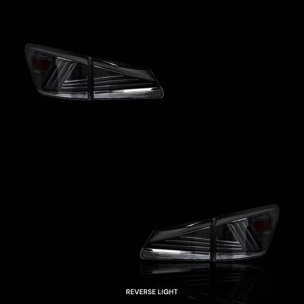 
                  
                    Sequential Smoked Full LED Tail Lights – Fits Lexus IS250 GSE20 (2006 - 2012) | LH + RH Pair - Blckline Automotive
                  
                