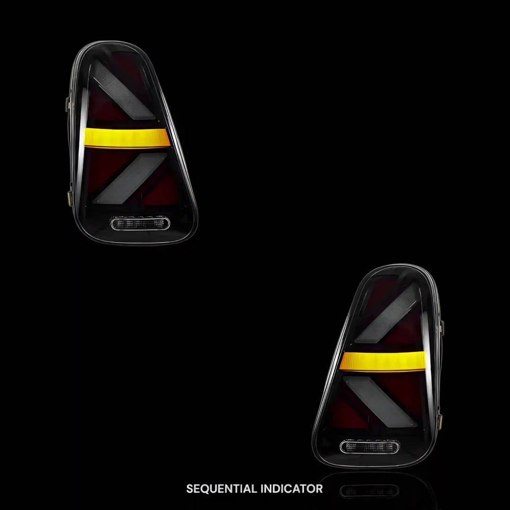 
                  
                    Sequential Smoked Full LED Tail Lights – Fits Mini Cooper R50 / R52 / R53 (2001 - 2006) | LH + RH Pair - Blckline Automotive
                  
                