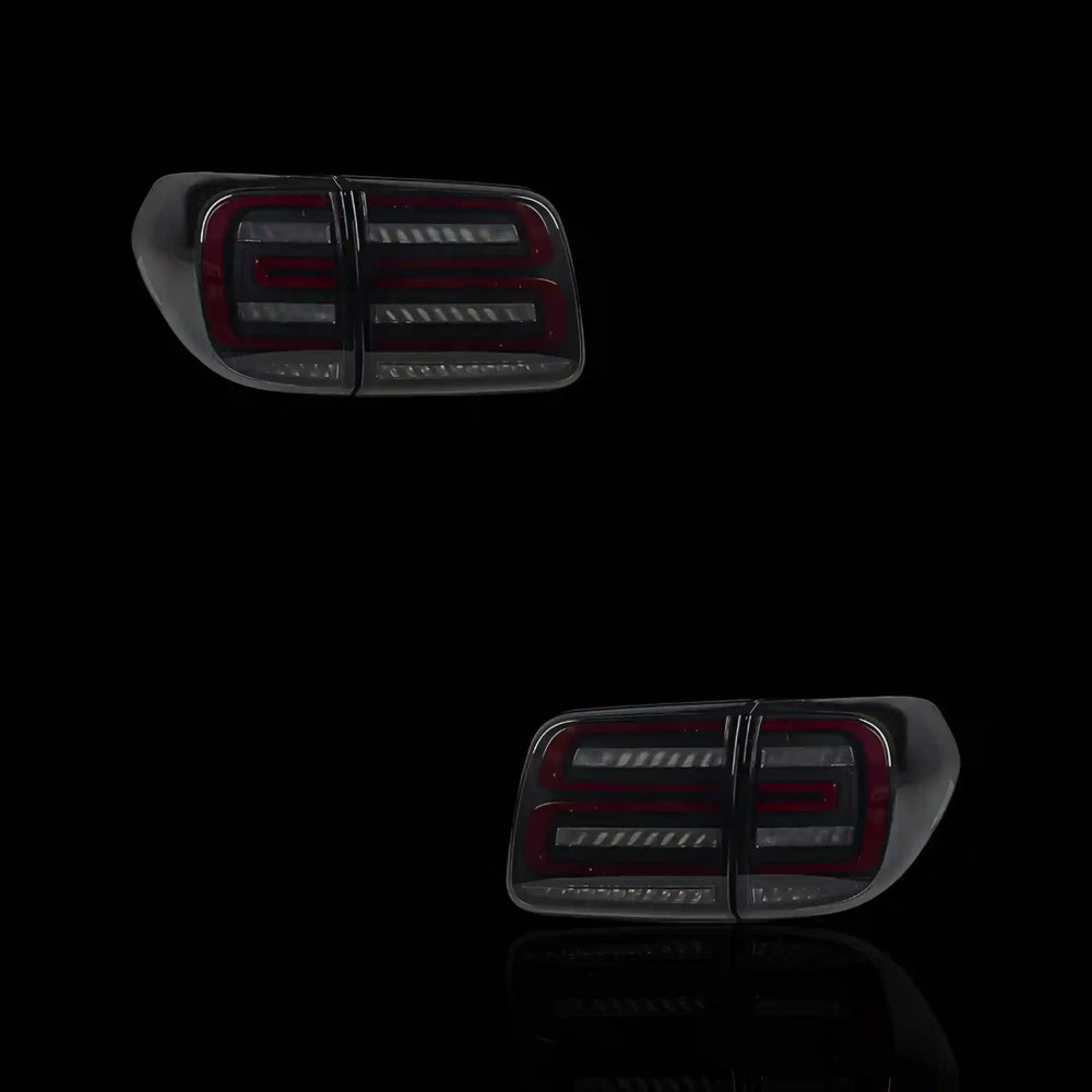 
                  
                    Sequential Smoked Full LED Tail Lights – Fits Nissan Patrol Y62 Wagon (2012 - 2019) | Both (LH + RH) - Blckline Automotive
                  
                