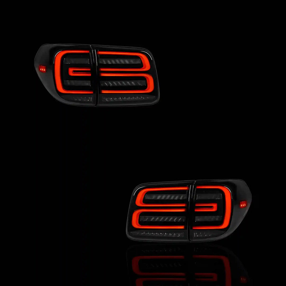 Sequential Smoked Full LED Tail Lights – Fits Nissan Patrol Y62 Wagon (2012 - 2019) | Both (LH + RH) - Blckline Automotive