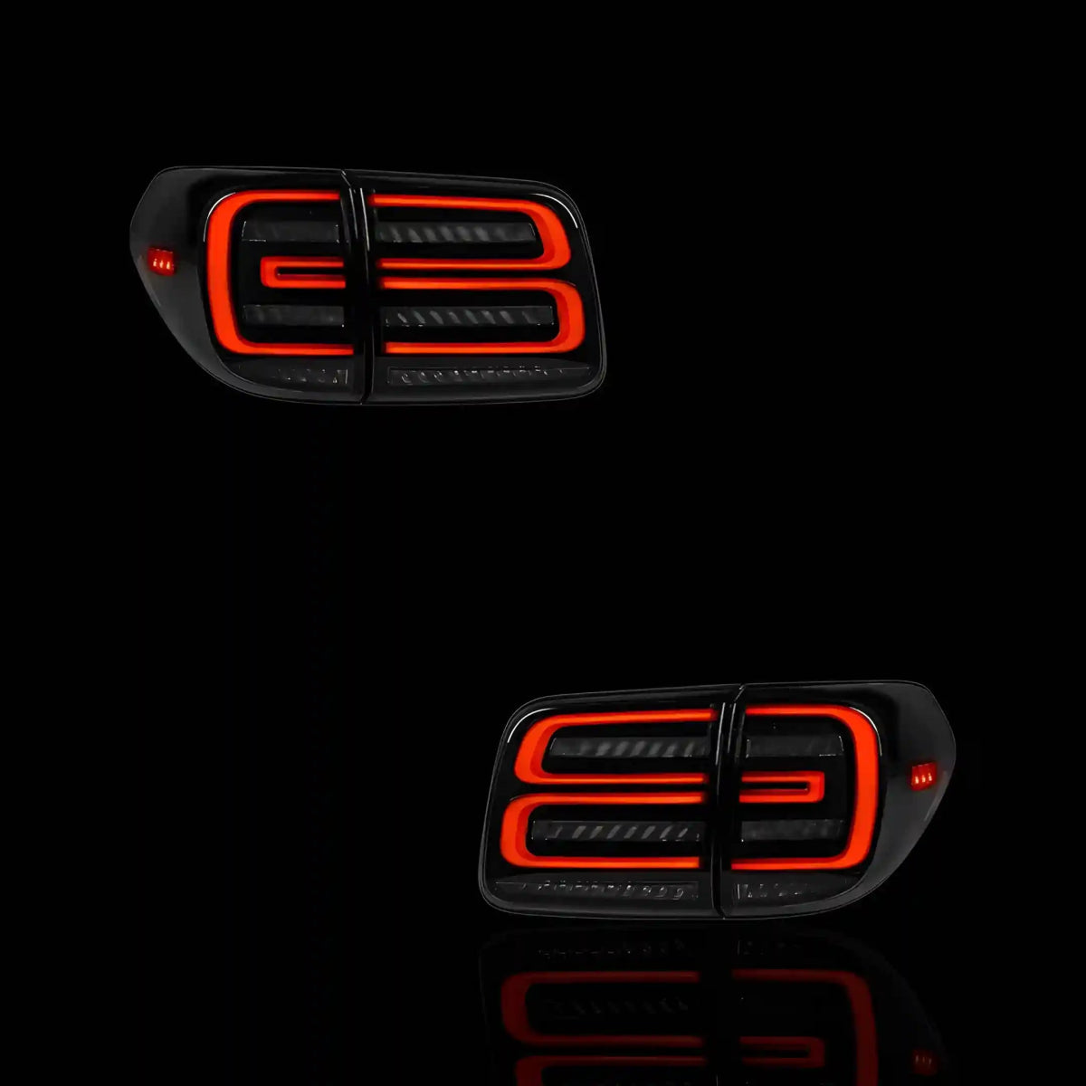 Sequential Smoked Full LED Tail Lights – Fits Nissan Patrol Y62 Wagon (2012 - 2019) | Both (LH + RH) - Blckline Automotive