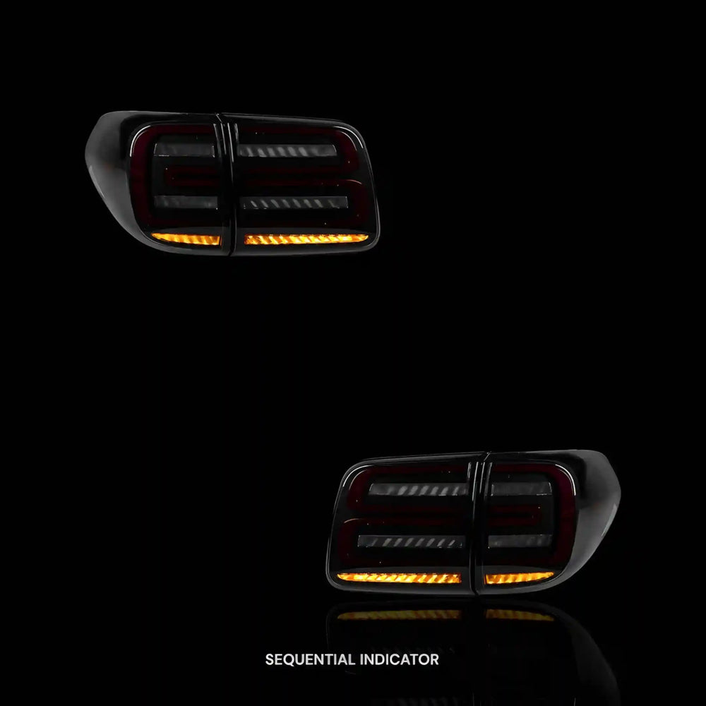
                  
                    Sequential Smoked Full LED Tail Lights – Fits Nissan Patrol Y62 Wagon (2012 - 2019) | Both (LH + RH) - Blckline Automotive
                  
                