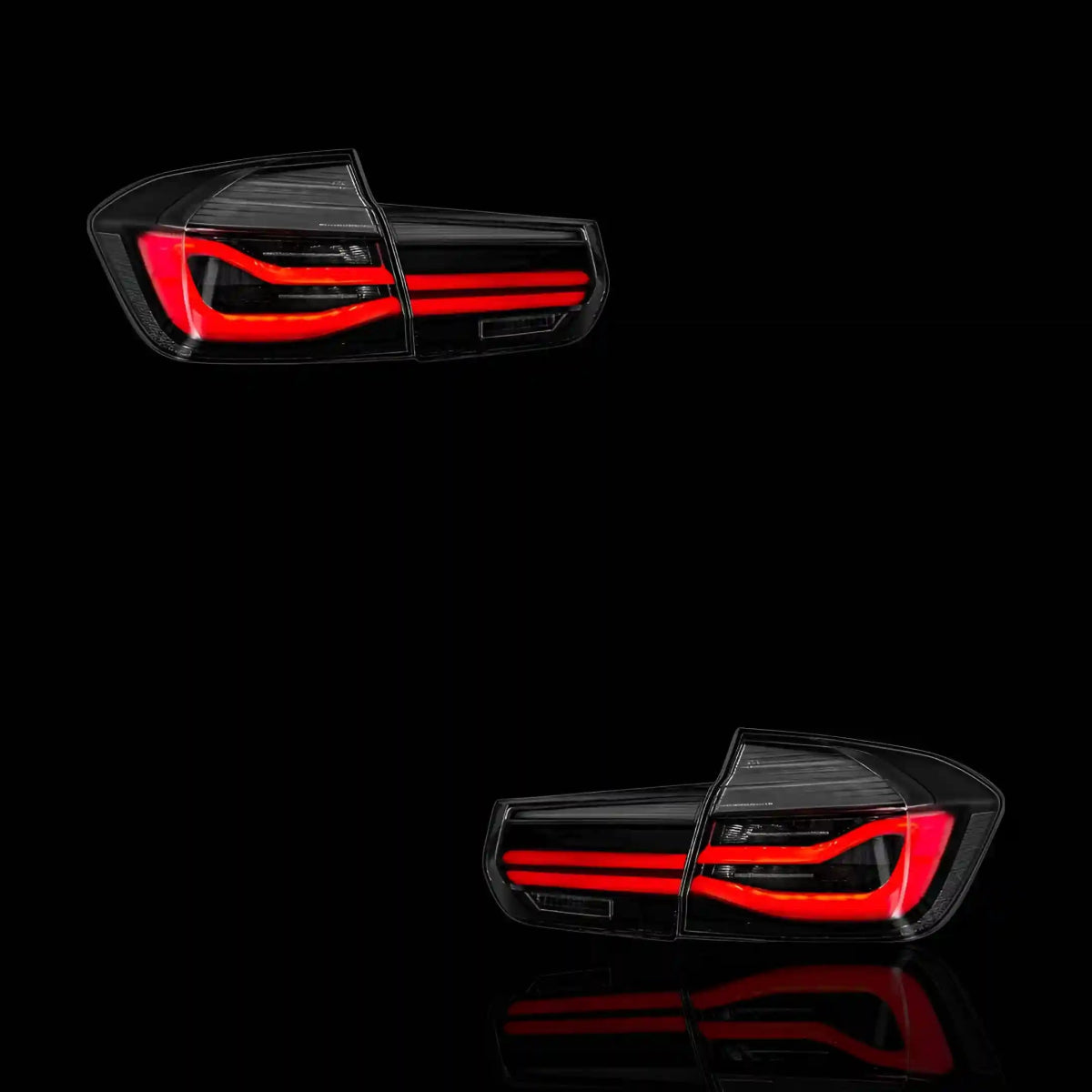 Sequential Smoked LED Tail Lights – Fits BMW 3 - Series F30 / F80 / M3 (2012 - 2019) | LH + RH Pair - Blckline Automotive