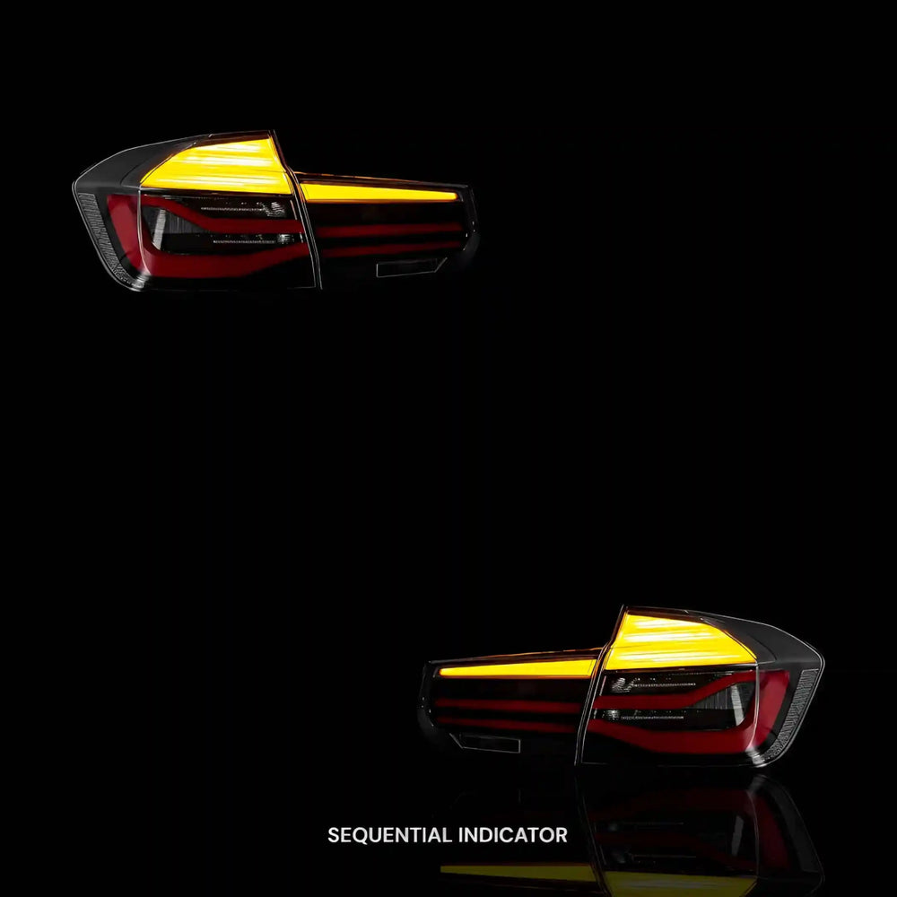 
                  
                    Sequential Smoked LED Tail Lights – Fits BMW 3 - Series F30 / F80 / M3 (2012 - 2019) | LH + RH Pair - Blckline Automotive
                  
                