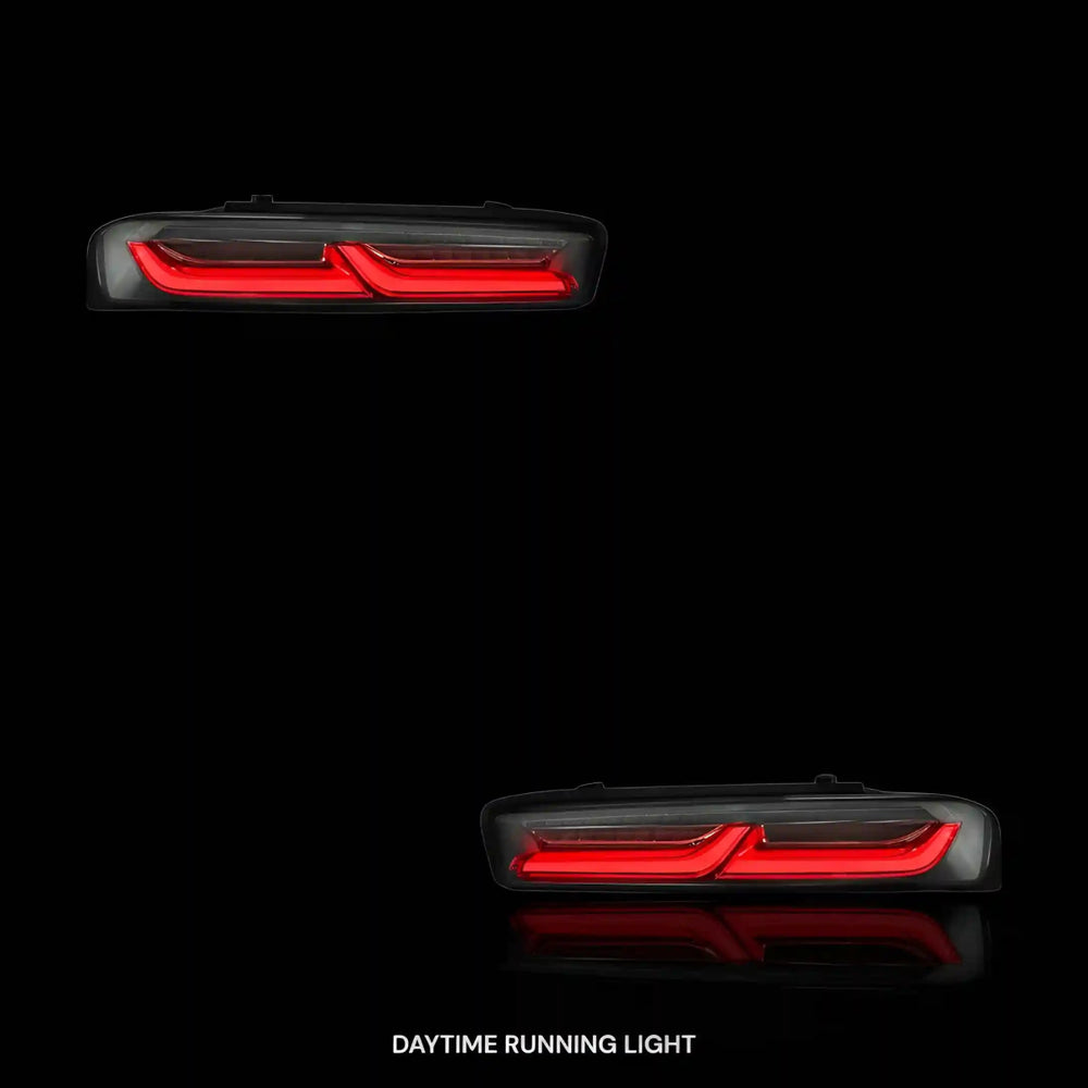 Sequential Smoked LED Tail Lights – Fits Chevrolet Camaro (2016 - 2018) | LH + RH Pair - Blckline Automotive