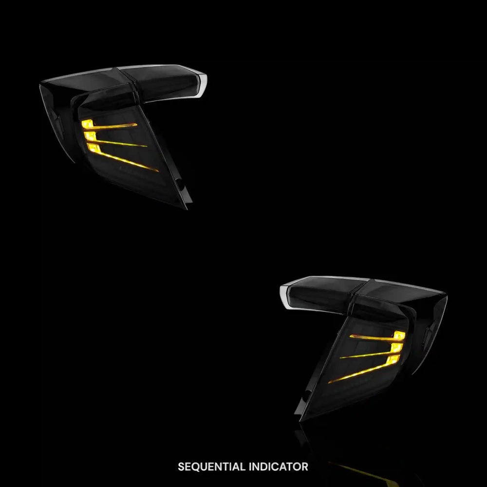 
                  
                    Sequential Smoked LED Tail Lights – Fits Honda Civic FK4 / FK7 / FK8 (2017 - 2023) | LH + RH Pair - Blckline Automotive
                  
                