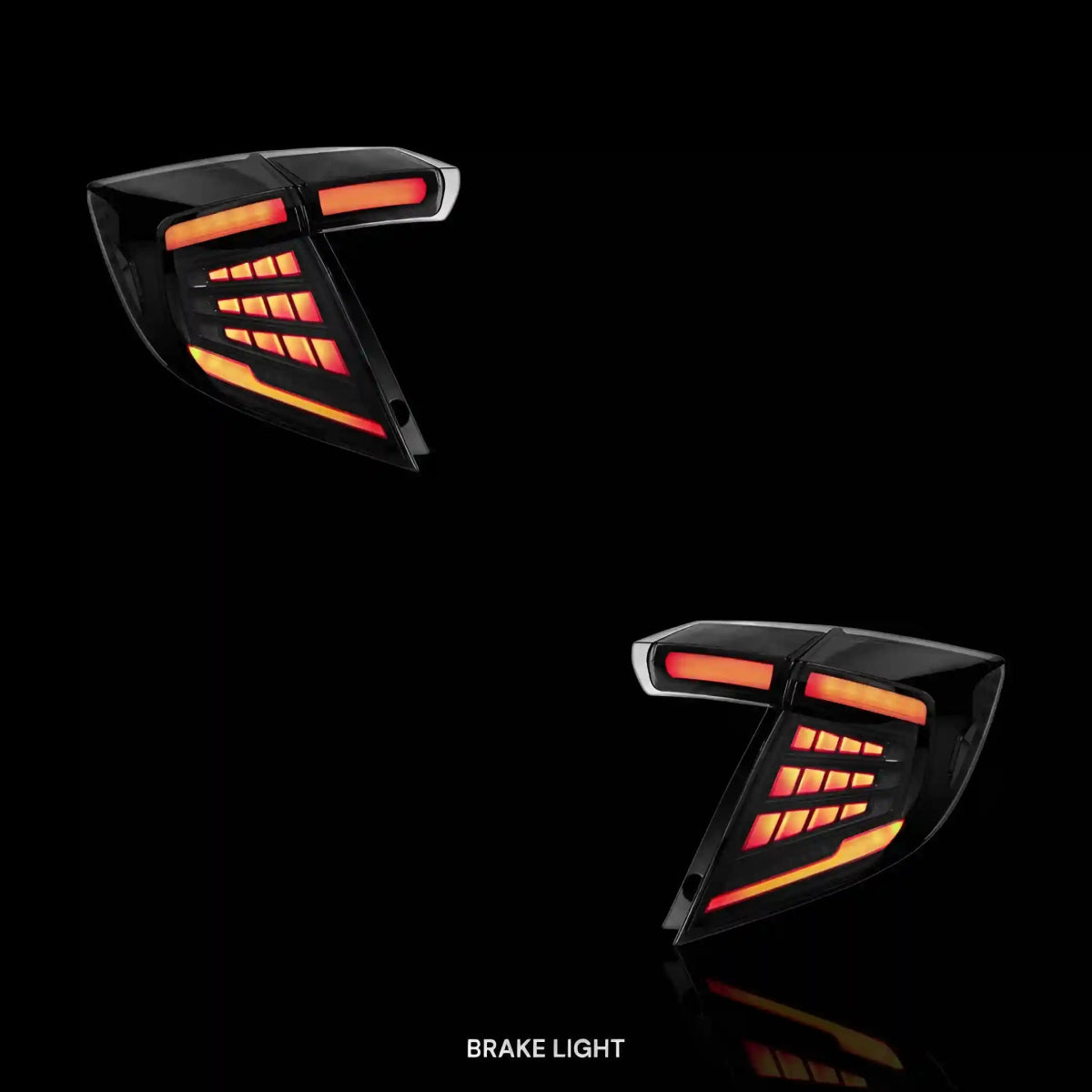 Sequential Smoked LED Tail Lights – Fits Honda Civic FK4 / FK7 / FK8 (2017 - 2023) | LH + RH Pair - Blckline Automotive
