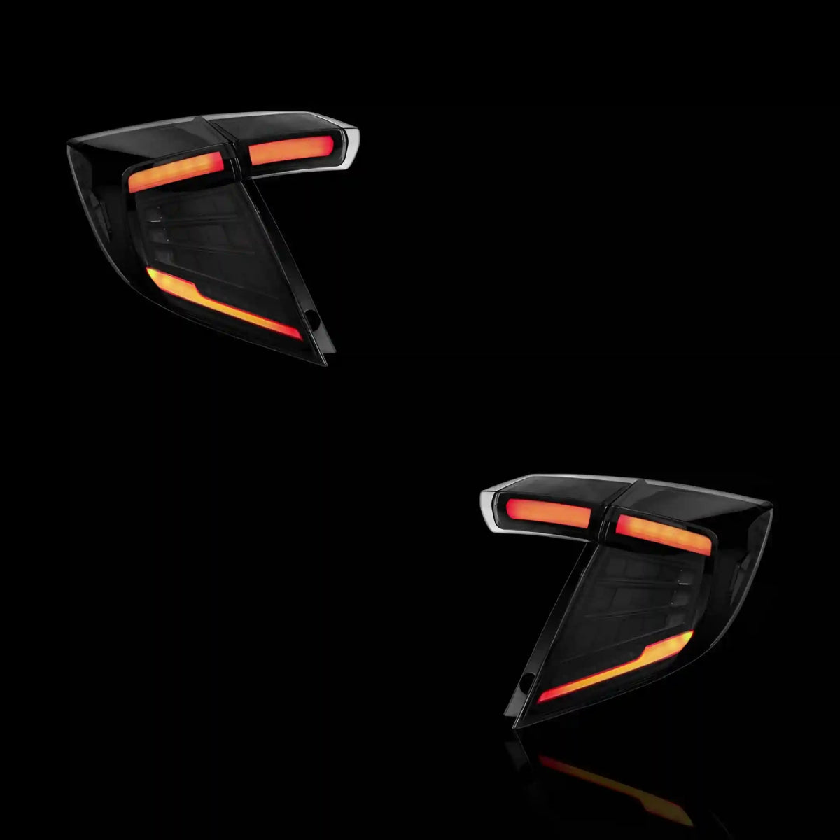 Sequential Smoked LED Tail Lights – Fits Honda Civic FK4 / FK7 / FK8 (2017 - 2023) | LH + RH Pair - Blckline Automotive
