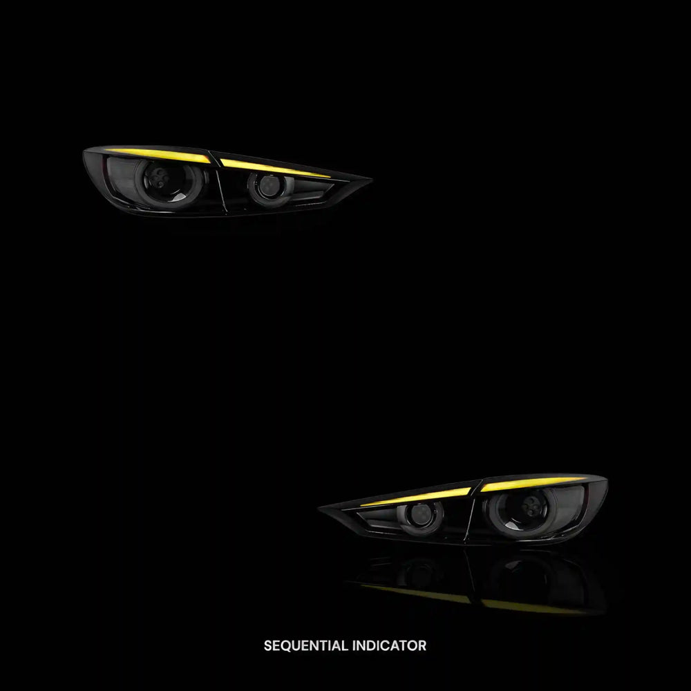 
                  
                    Sequential Smoked LED Tail Lights – Fits Mazda 3 Axela BM / BN (2014 - 2018) | LH + RH Pair - Blckline Automotive
                  
                