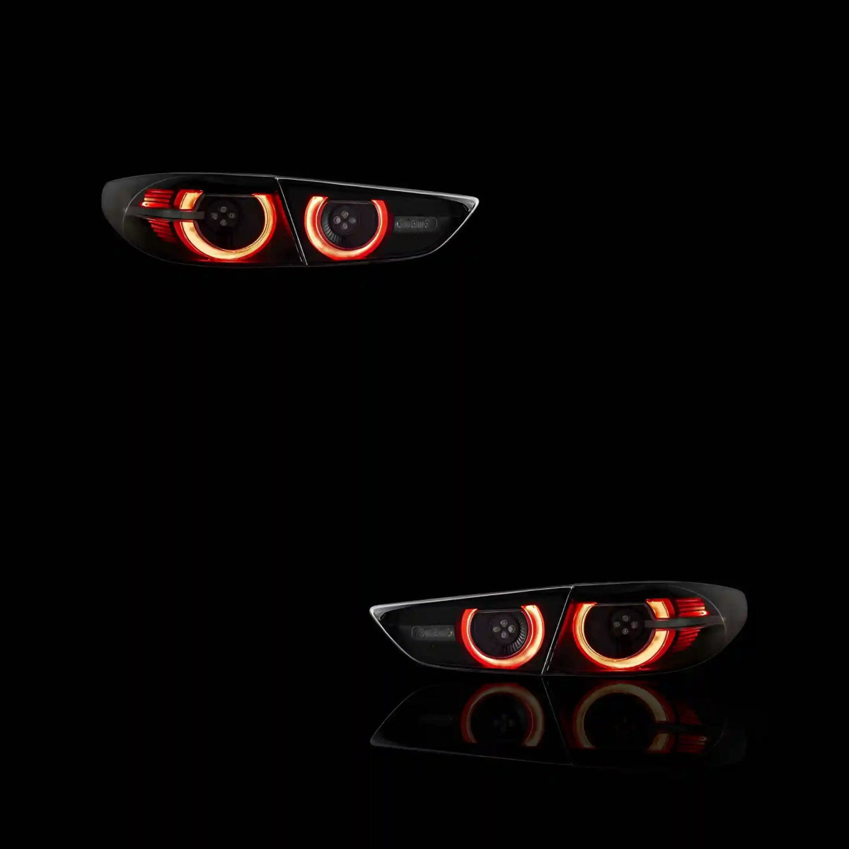 Sequential Smoked LED Tail Lights – Fits Mazda 3 Axela BP (2019 - 2022) | LH + RH Pair - Blckline Automotive