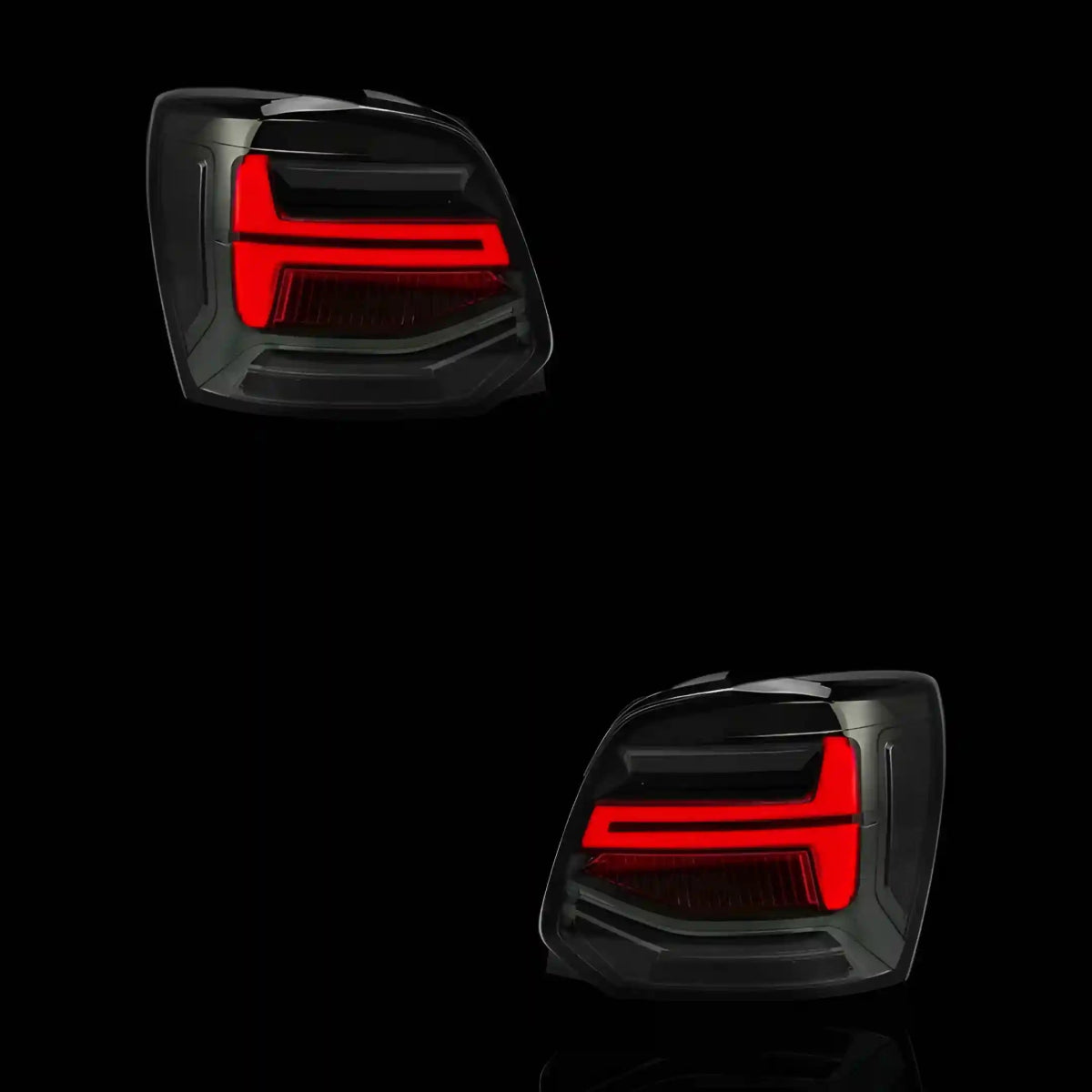 Sequential Smoked LED Tail Lights – Fits Volkswagen Polo 6R (2009 - 2017) | LH + RH Pair - Blckline Automotive