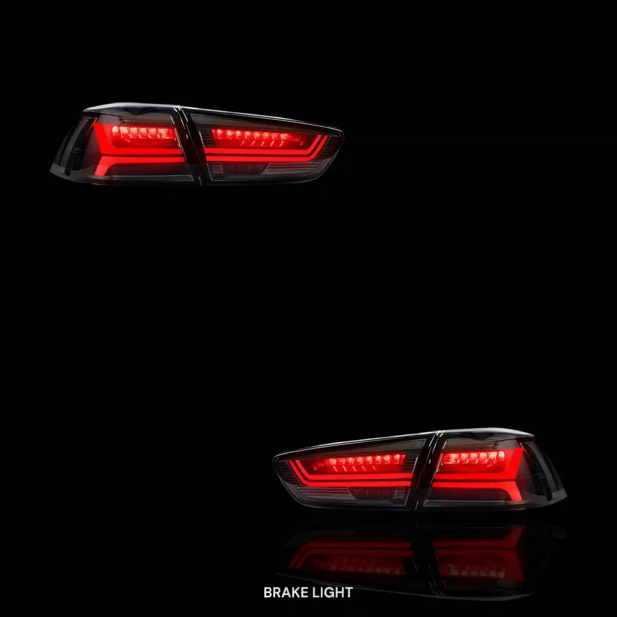 Sequential Smoked Tail Lights – Fits Mitsubishi Lancer Evolution X CF CJ (2007 - 2017) | LH + RH Pair - Blckline Automotive