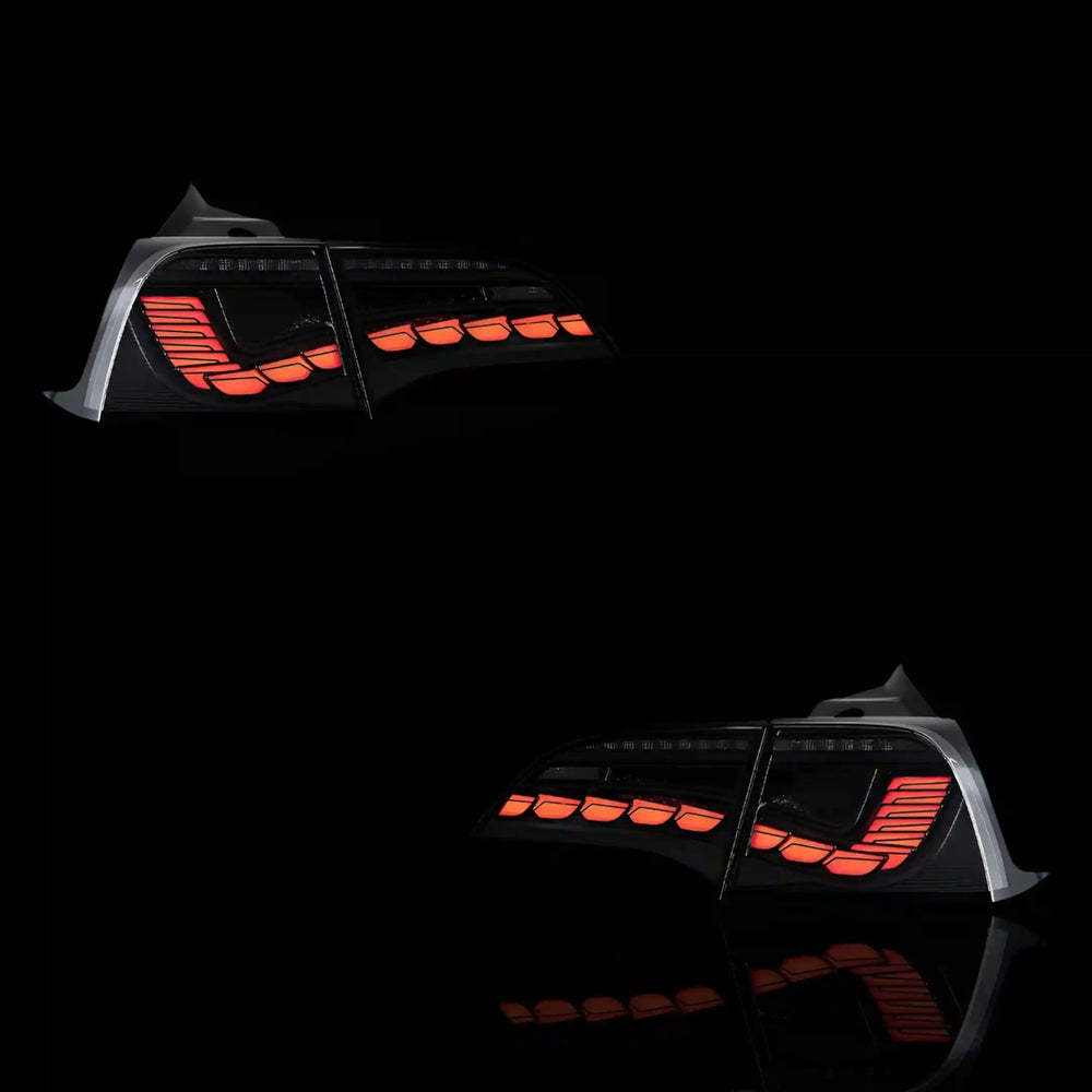 Sequential Smoked Tail Lights – Fits Tesla Model Y SUV (2022) | LH + RH Pair - Blckline Automotive