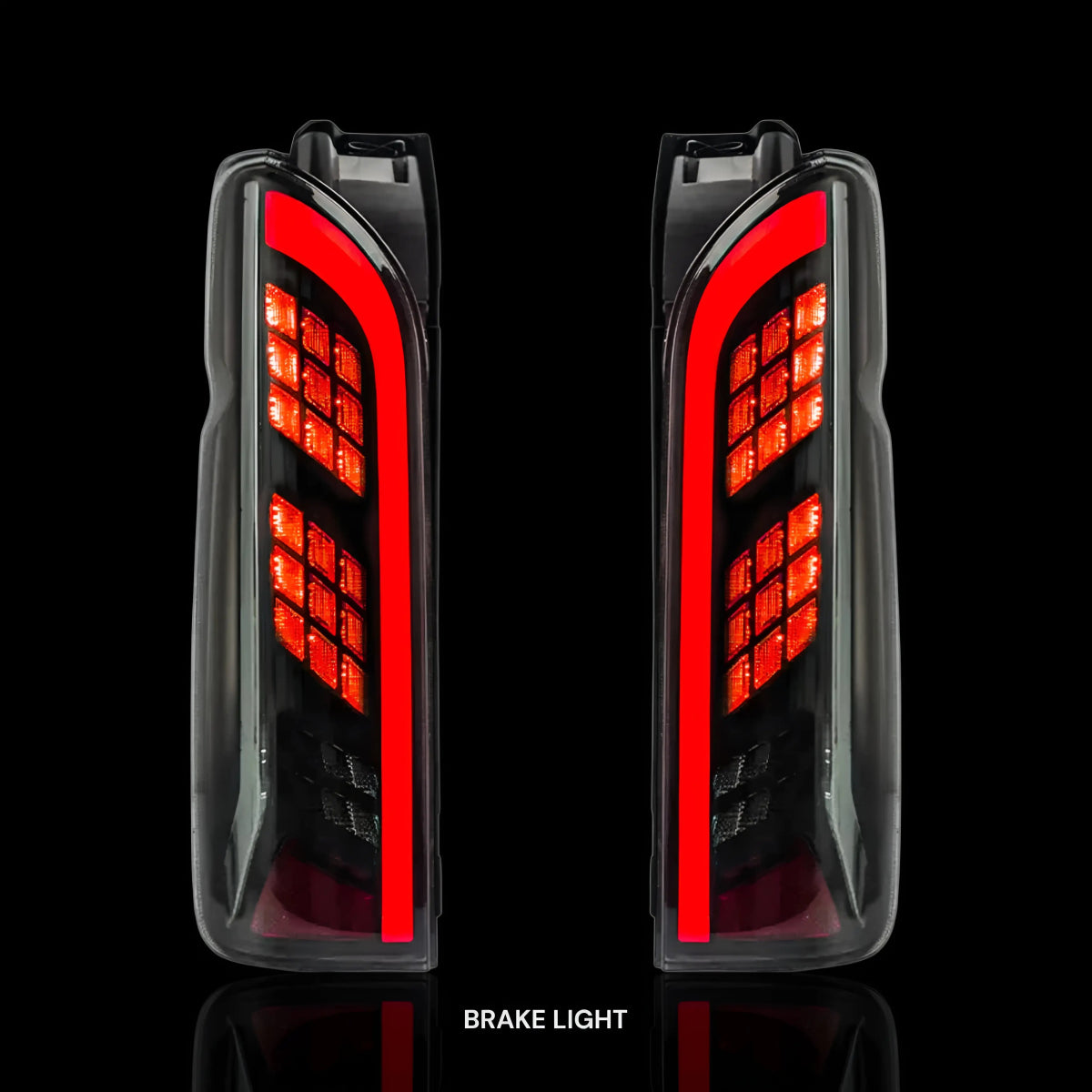 Sequential Smoked Tail Lights – Fits Toyota Hiace H200 (2005–2018) | LH + RH Pair - Blckline Automotive