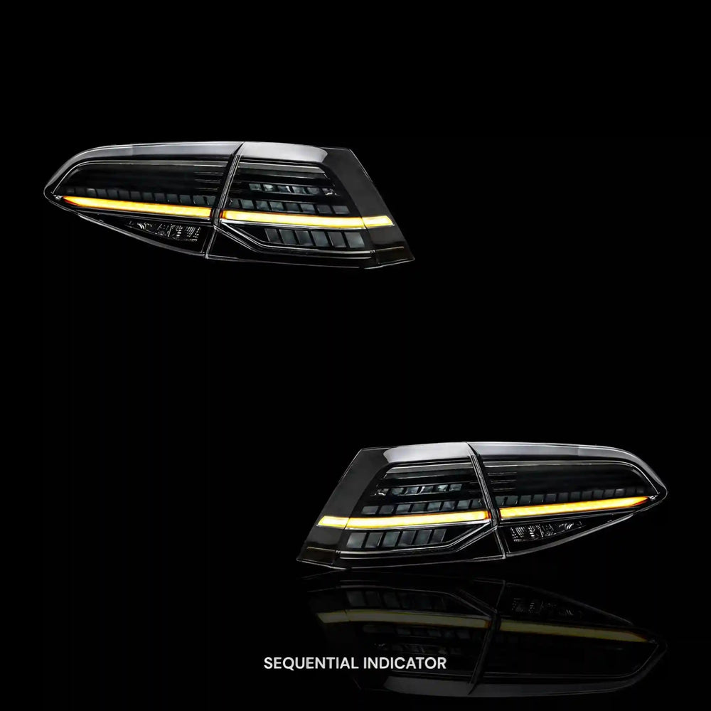 
                  
                    Sequential Smoked Tail Lights – Fits Volkswagen Golf VII MK7 (2013 - 2018) | LH + RH Pair - Blckline Automotive
                  
                