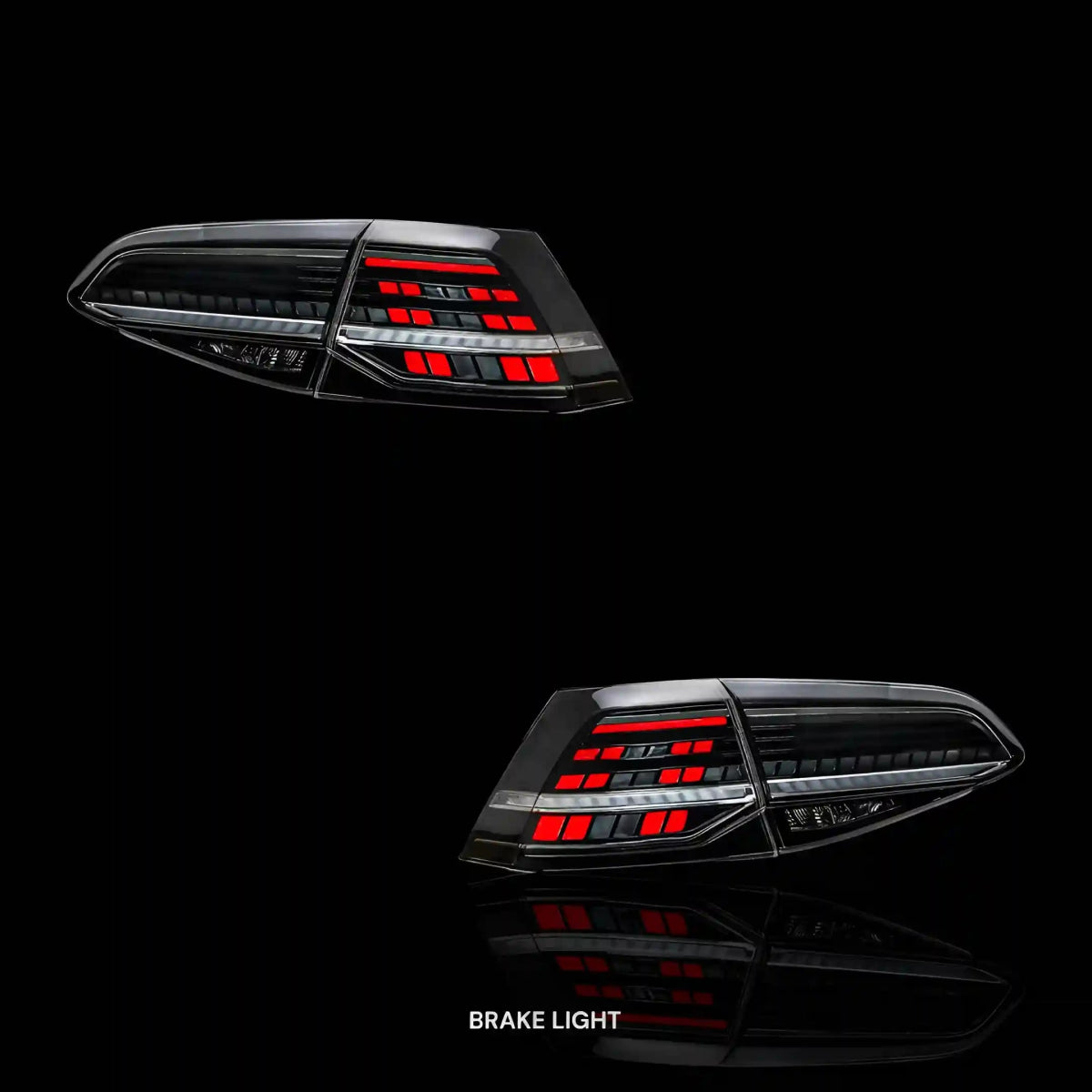 Sequential Smoked Tail Lights – Fits Volkswagen Golf VII MK7 (2013 - 2018) | LH + RH Pair - Blckline Automotive