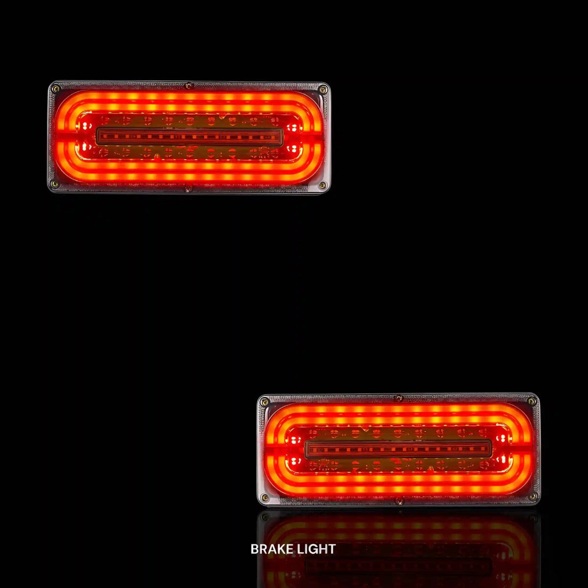 Sequential Universal LED Tail Lights – Fits Utes, Trucks, Trailers & Caravans | LH + RH Pair - Blckline Automotive