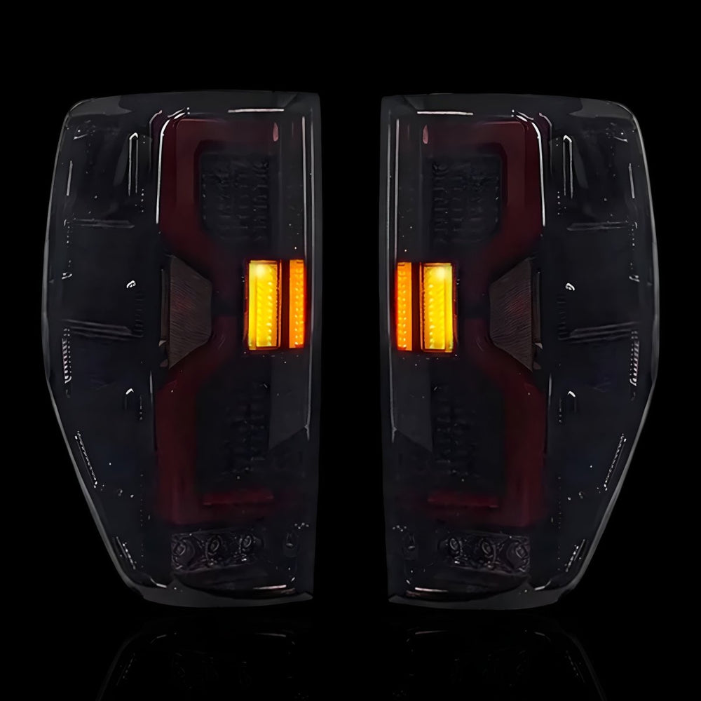 
                  
                    Smoked 3D LED Stripe Tail Lights – Fits Ford Ranger PX MK1 / MK2 / MK3 (2011–2021) | LH + RH Pair - Blckline Automotive
                  
                