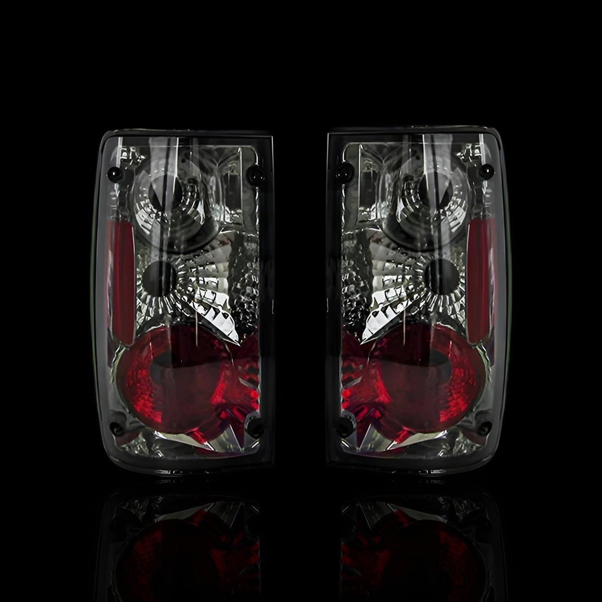 Smoked Altezza Style Tail Lights – Fits Toyota Hilux N50 Tail Lights (1989 – 1997) | LH + RH Pair - Blckline Automotive