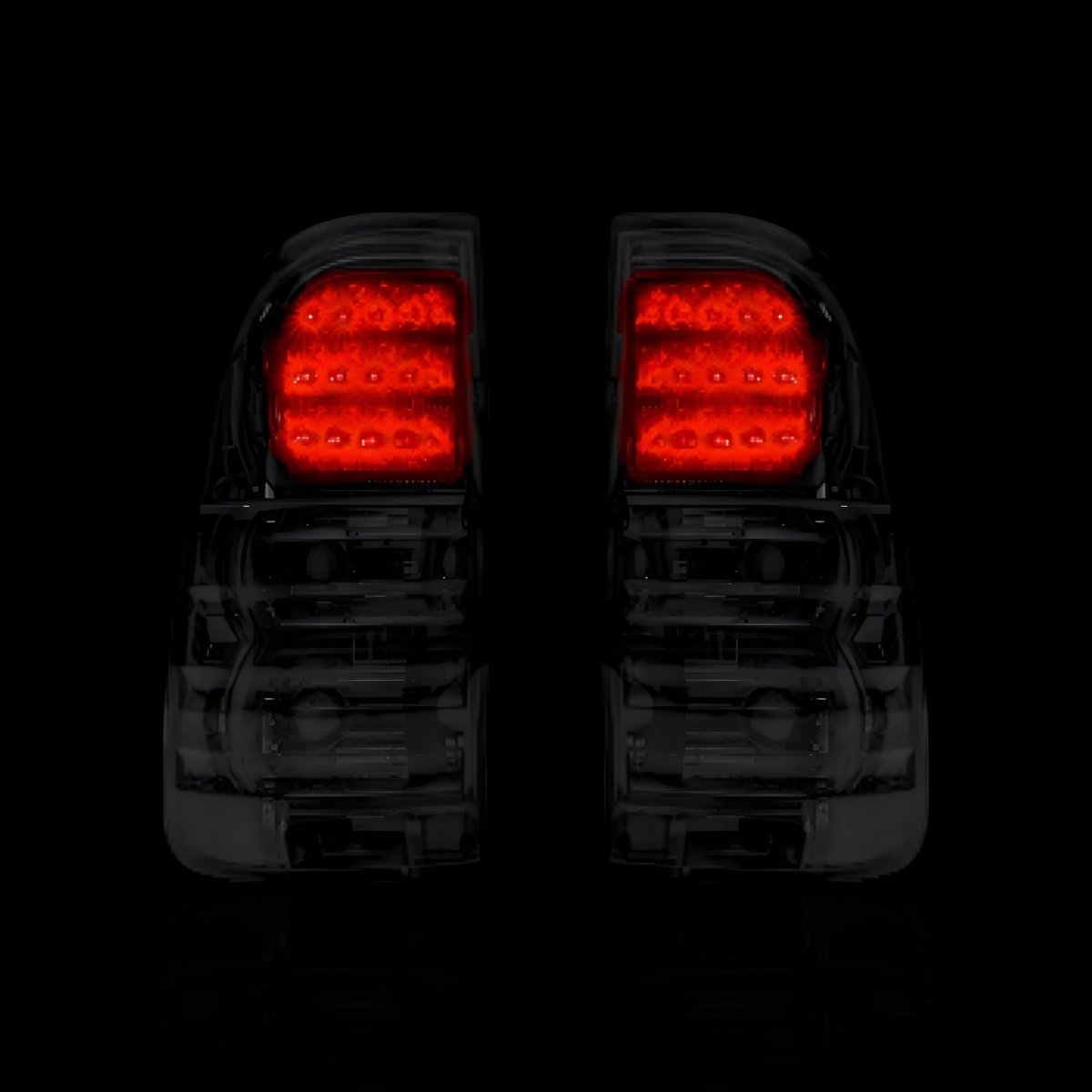 Smoked Black LED Tail Lights – Fits Toyota Hilux N70 / Vigo (2005–2014) | LH + RH Pair - Blckline Automotive