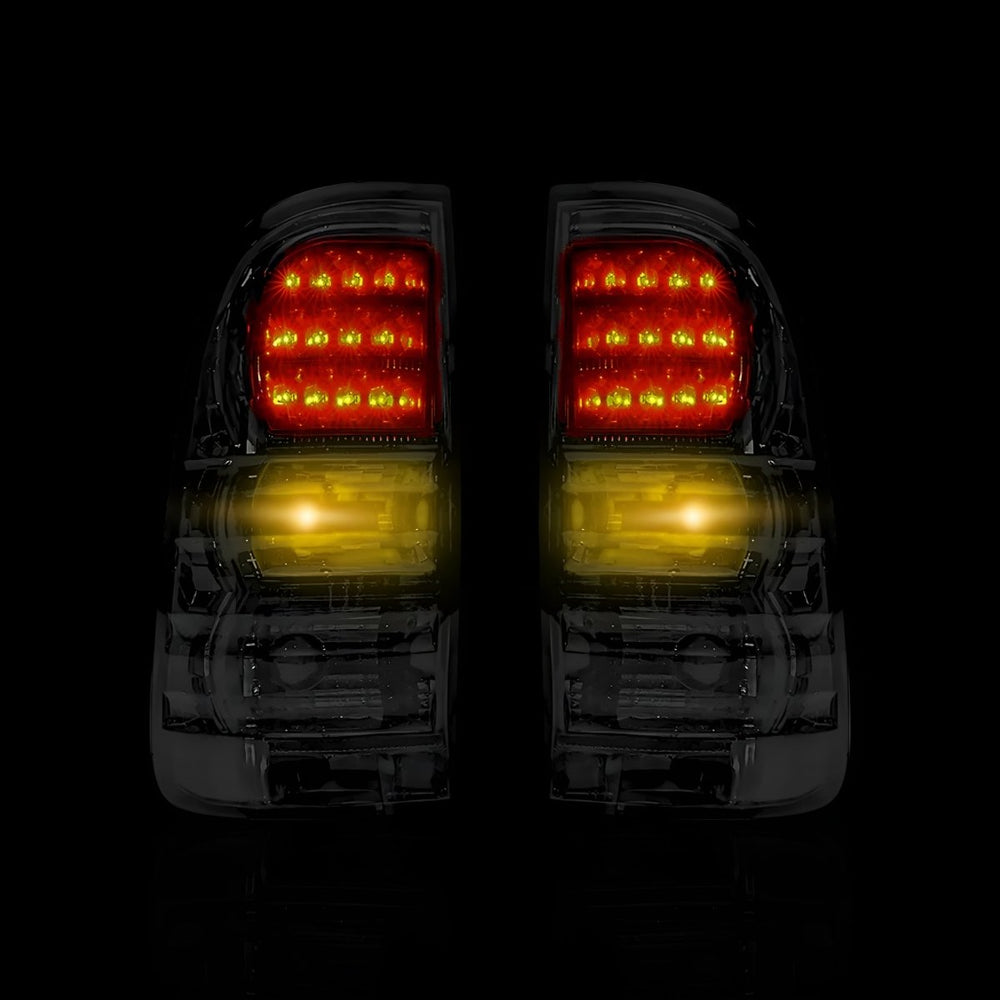Smoked Black LED Tail Lights – Fits Toyota Hilux N70 / Vigo (2005–2014) | LH + RH Pair - Blckline Automotive