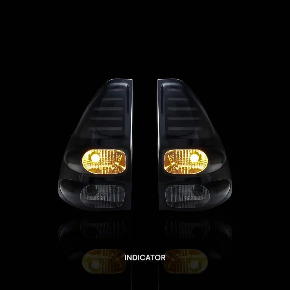 
                  
                    Smoked Black LED Tail Lights – Fits Toyota Prado 120 Series (2003–2009) | LH + RH Pair - Blckline Automotive
                  
                