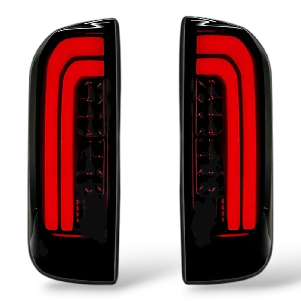 Smoked Full LED Tail Lights – Fits Nissan Navara D23 NP300 Dual Cab ...