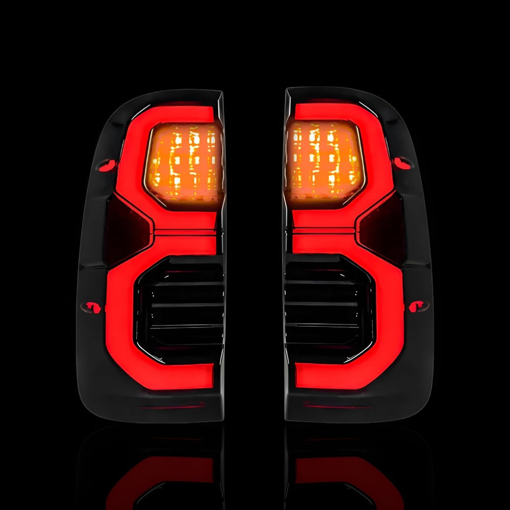 Smoked LED Tail Lights – Fits Toyota Hilux N70 (2005–2014) | LH + RH Pair - Blckline Automotive