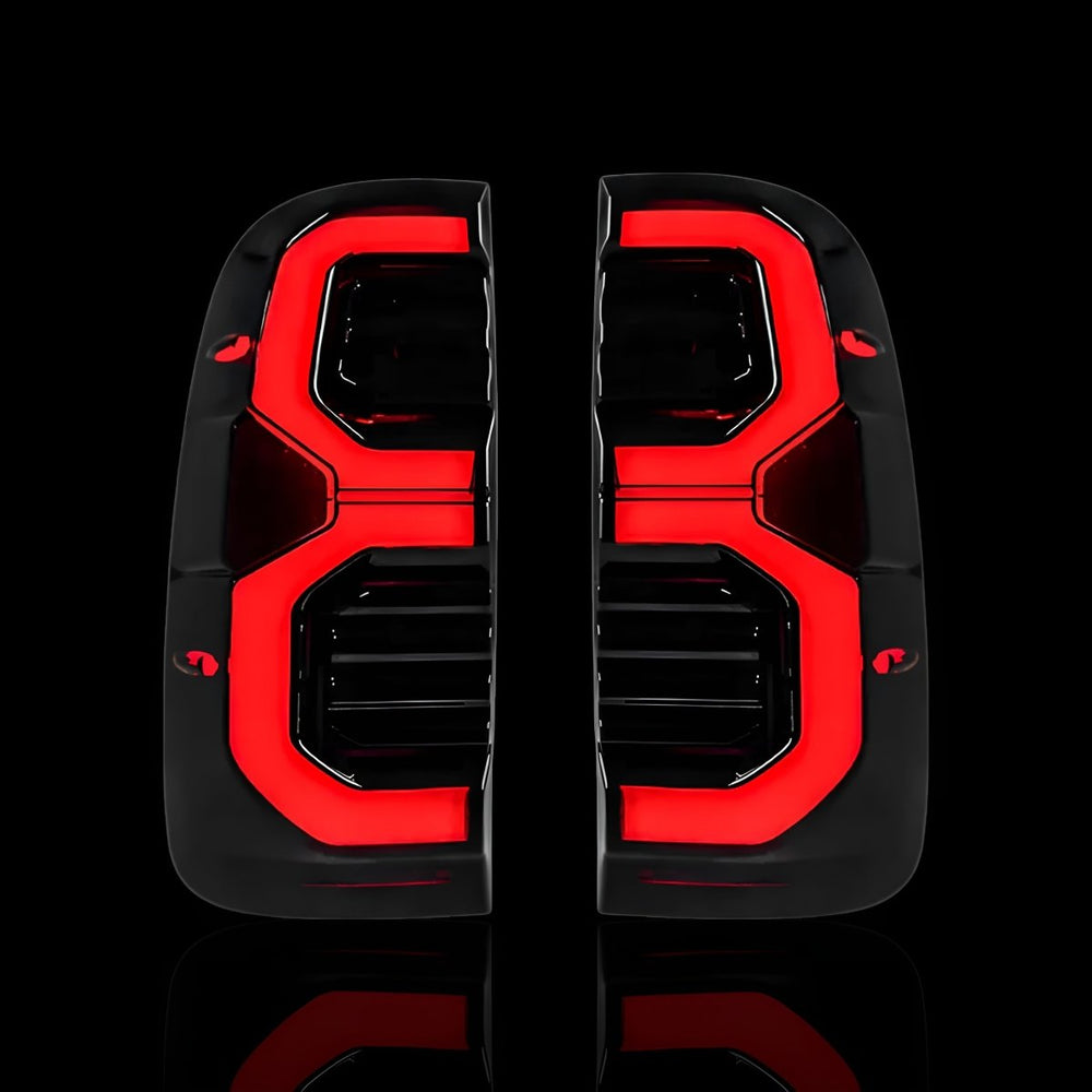 Smoked LED Tail Lights – Fits Toyota Hilux N70 (2005–2014) | LH + RH Pair - Blckline Automotive