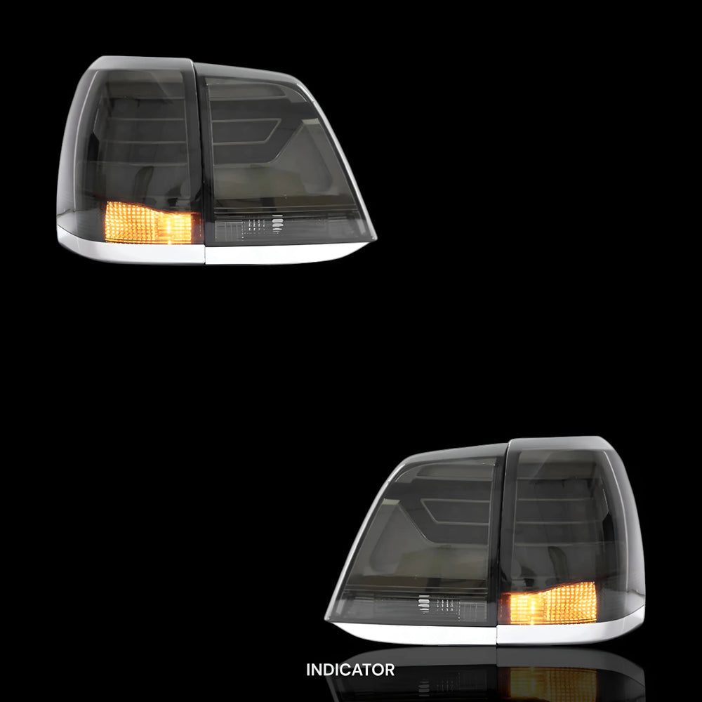 
                  
                    Smoked LED Tail Lights – Fits Toyota LandCruiser 200 Series (2008–2015) | LH + RH Pair - Blckline Automotive
                  
                