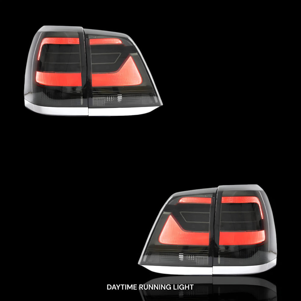 
                  
                    Smoked LED Tail Lights – Fits Toyota LandCruiser 200 Series (2008–2015) | LH + RH Pair - Blckline Automotive
                  
                