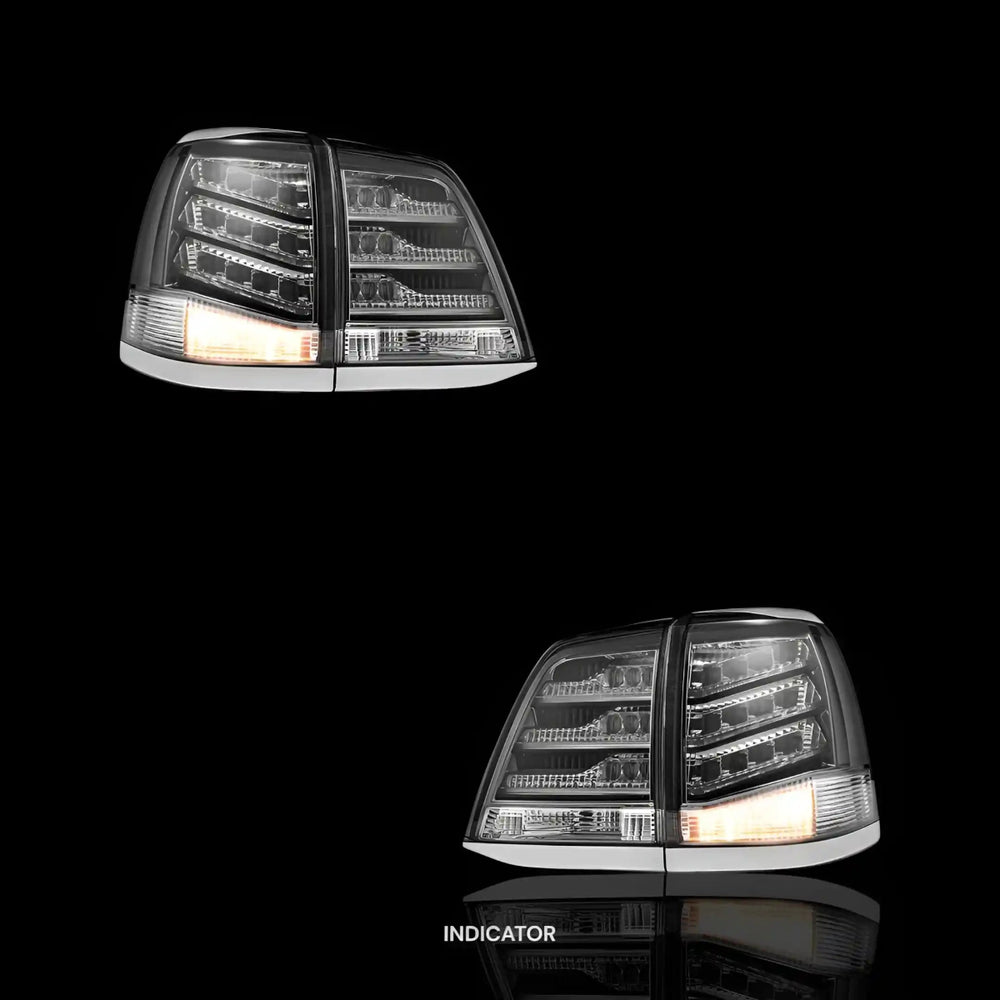 
                  
                    Smoked LED Tail Lights – Fits Toyota LandCruiser 200 Series (2008–2015) | LH + RH Pair - Blckline Automotive
                  
                