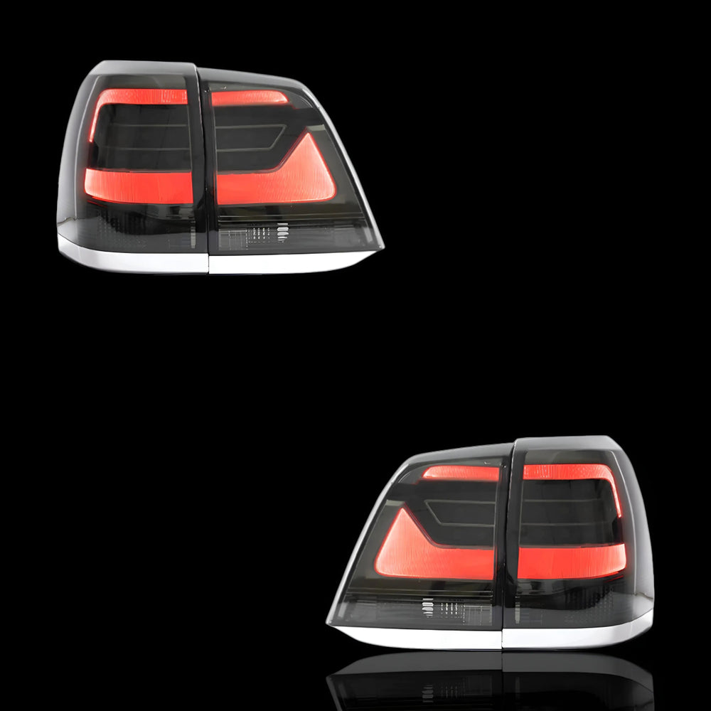 Smoked LED Tail Lights – Fits Toyota LandCruiser 200 Series (2008–2015) | LH + RH Pair - Blckline Automotive
