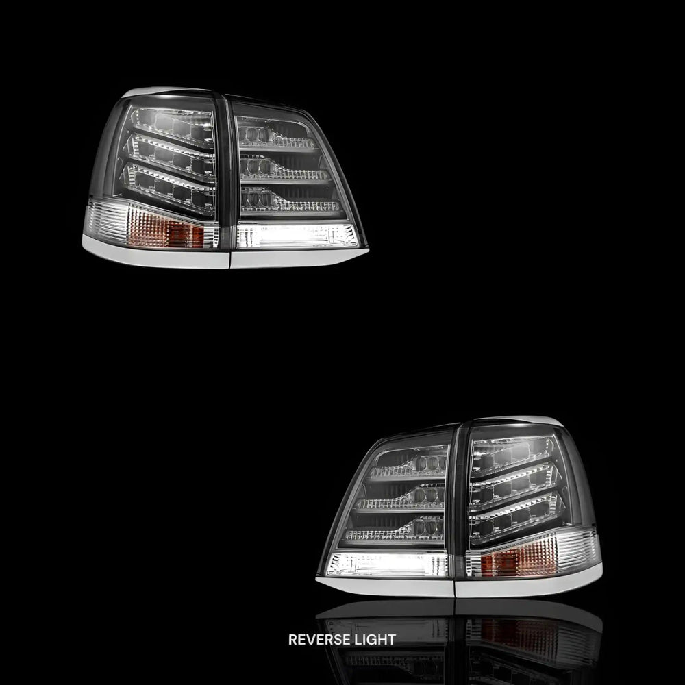 
                  
                    Smoked LED Tail Lights – Fits Toyota LandCruiser 200 Series (2008–2015) | LH + RH Pair - Blckline Automotive
                  
                