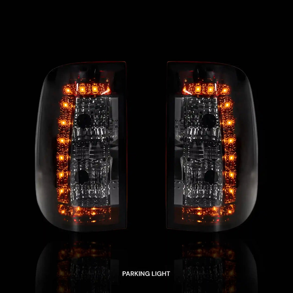 Smoked Red LED Tail Lights – Fits Ford Falcon FG / FG X UTE (2008 - 2016) | LH + RH Pair - Blckline Automotive