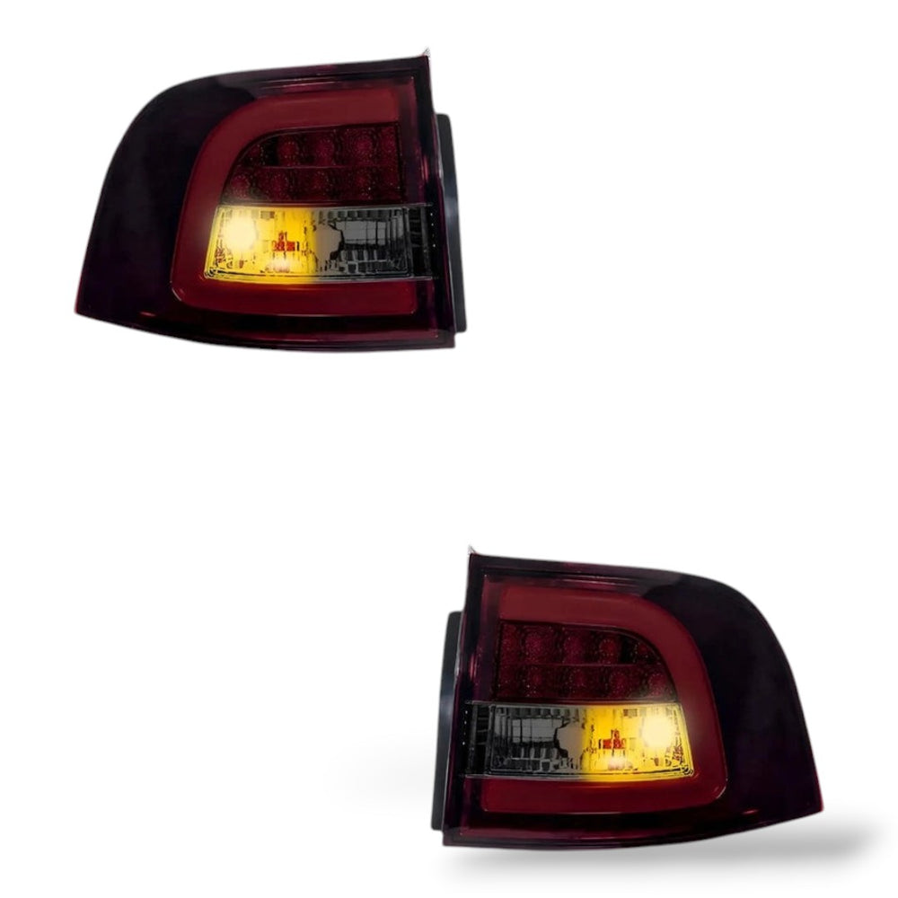 Smoked Red LED Tail Lights – Fits Holden Commodore VE Wagon Series 1 ...