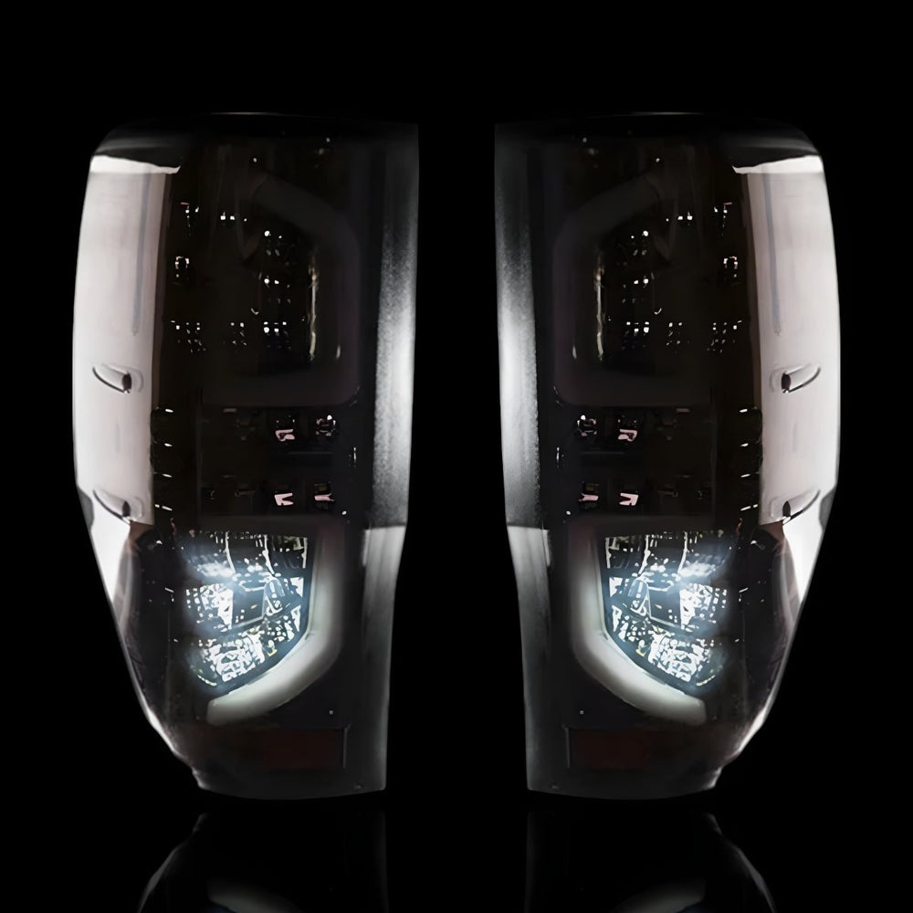 
                  
                    Smoked Tail Lights – Fits Ford Ranger Wildtrak PX MK1 / MK2 / MK3 (2011–2020) | LH + RH Pair - Blckline Automotive
                  
                